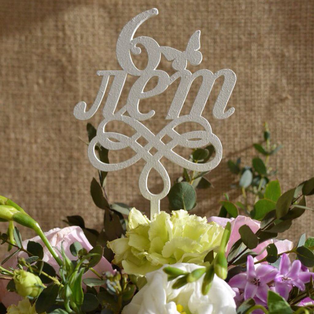 Топперы — печать на заказ в Томске Изготавливаем топеры в букеты и торты.