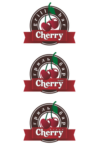 Оформление: Гриль-бар «Cherry»(Черри) — Cherry all logos