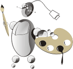 Черно-белая печать и копирование — mouse black